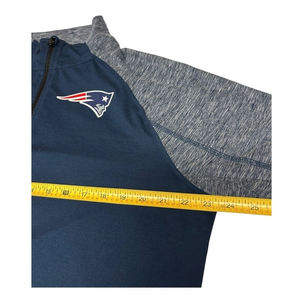 New England Patriots Majestic Fan Fashion Cool Base 1/4 Zip Pullover – XL - Picture 9 of 10
